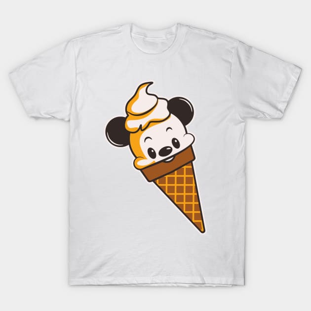 Ice Cream Mouse T-Shirt by aceofspace